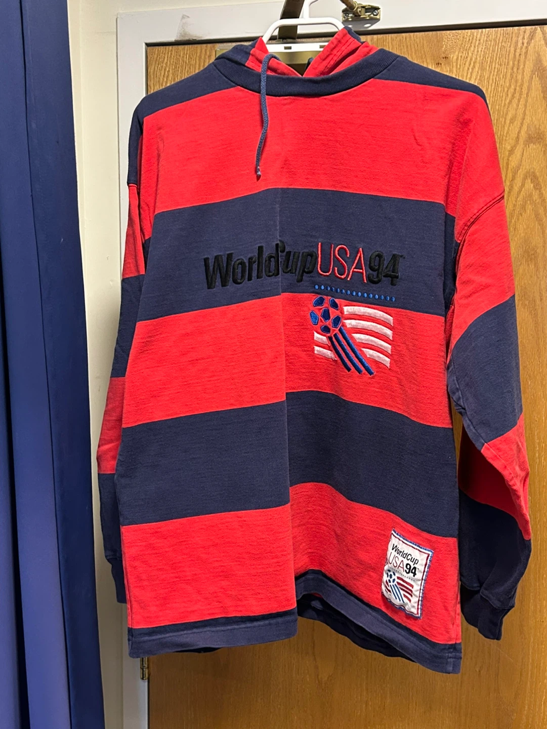 Mondetta World Cup USA 94 Striped Hoodie