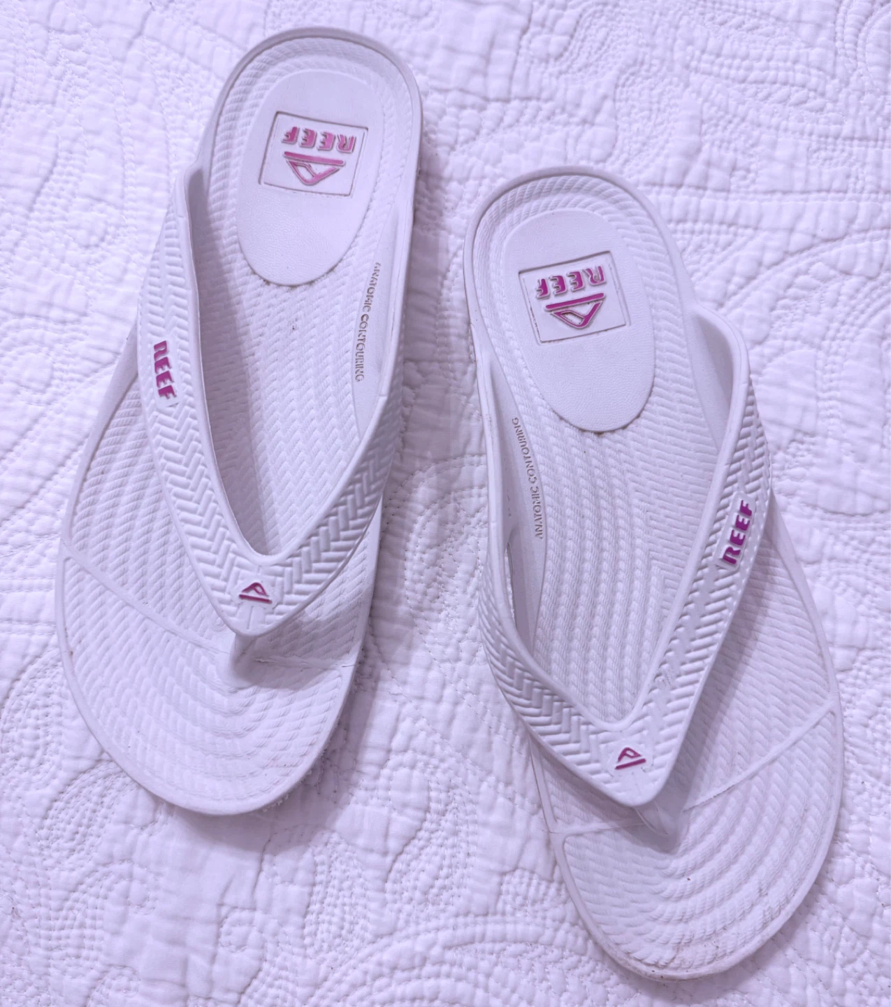 Reef White Water Court Flip Flops W9 - photo 3
