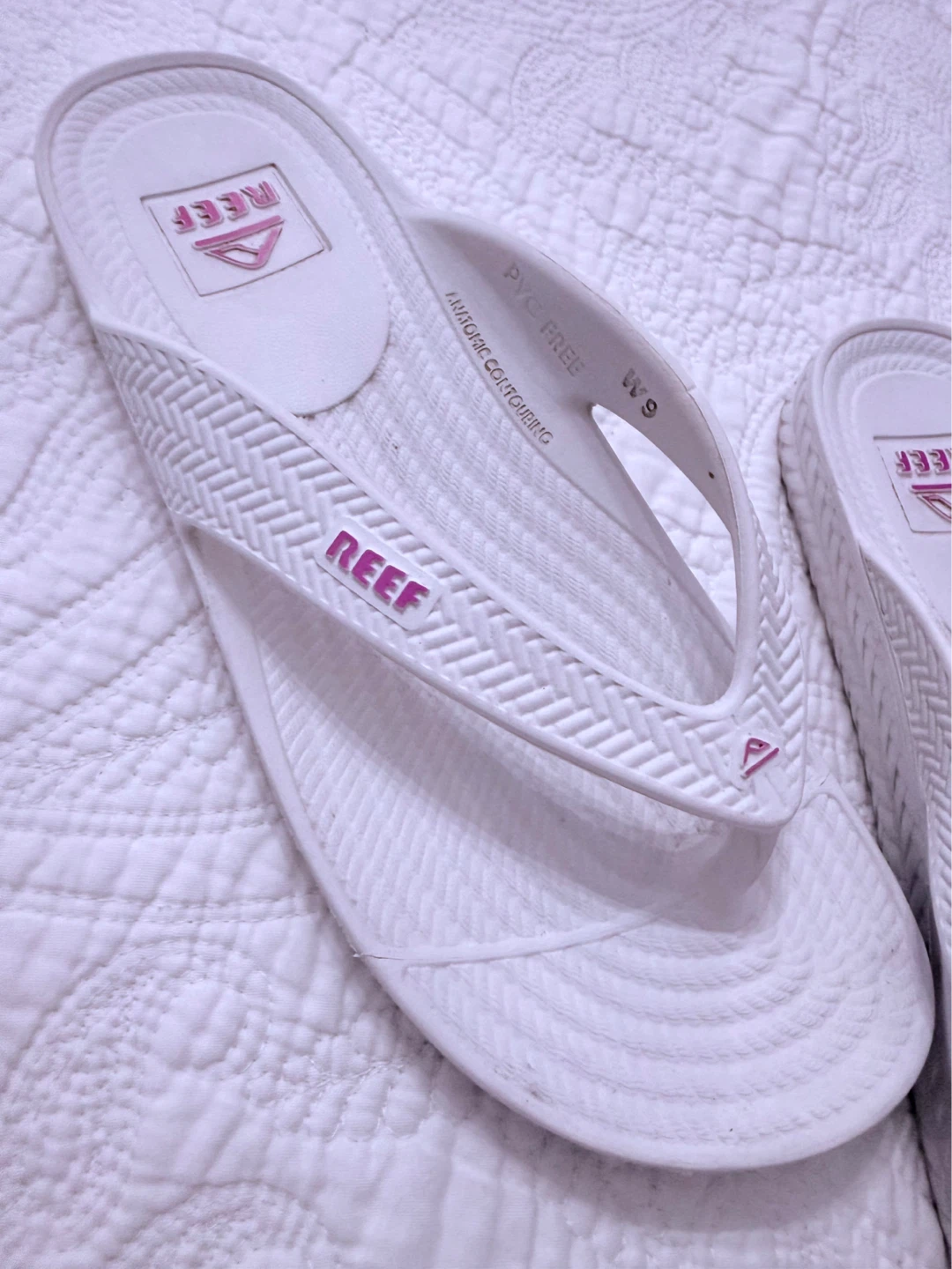 Reef White Water Court Flip Flops W9 - photo 4