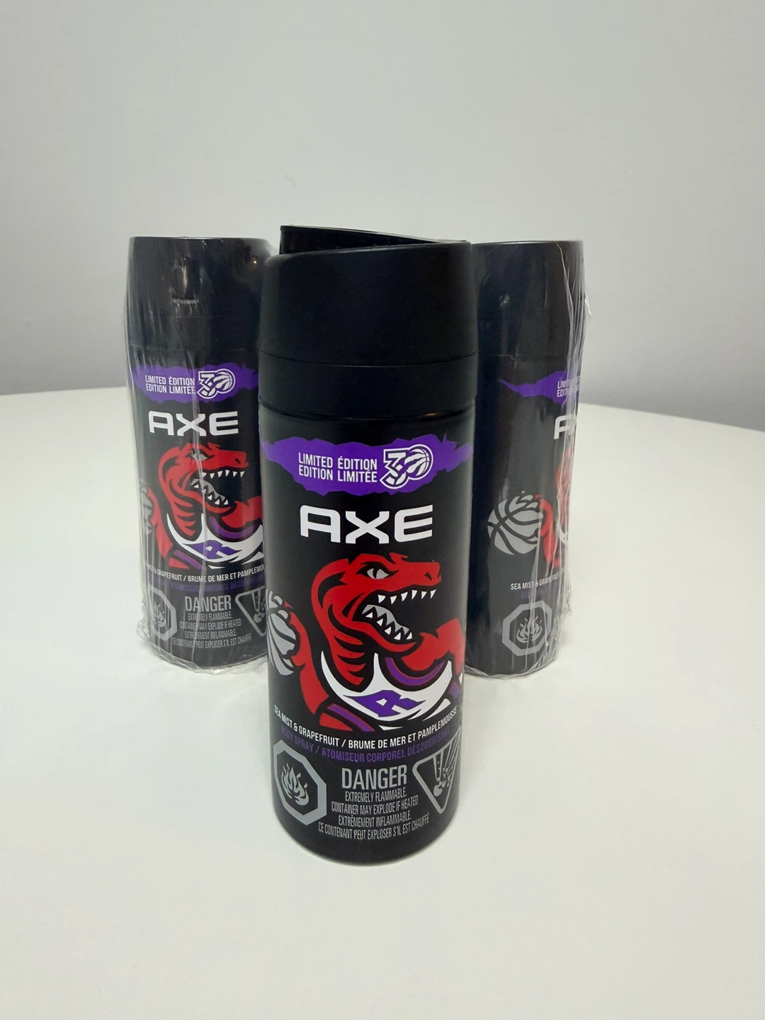 NEW - AXE x Raptors Body Spray | Set of 3 - photo 2