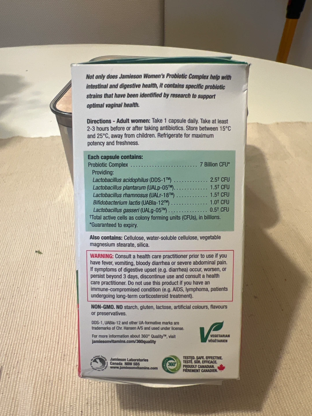 Jamieson Women's Probiotic Complex - 45 Vegetarian Capsules - photo 3