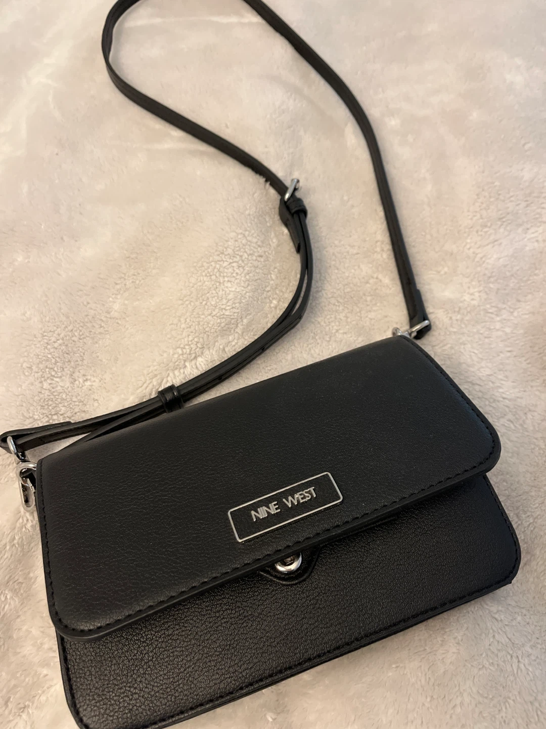 Nine West Black Crossbody Wallet