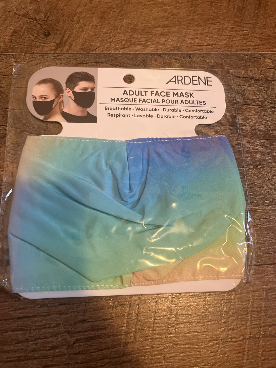 ARDENE Adult Face Mask-Blue/Green🌱