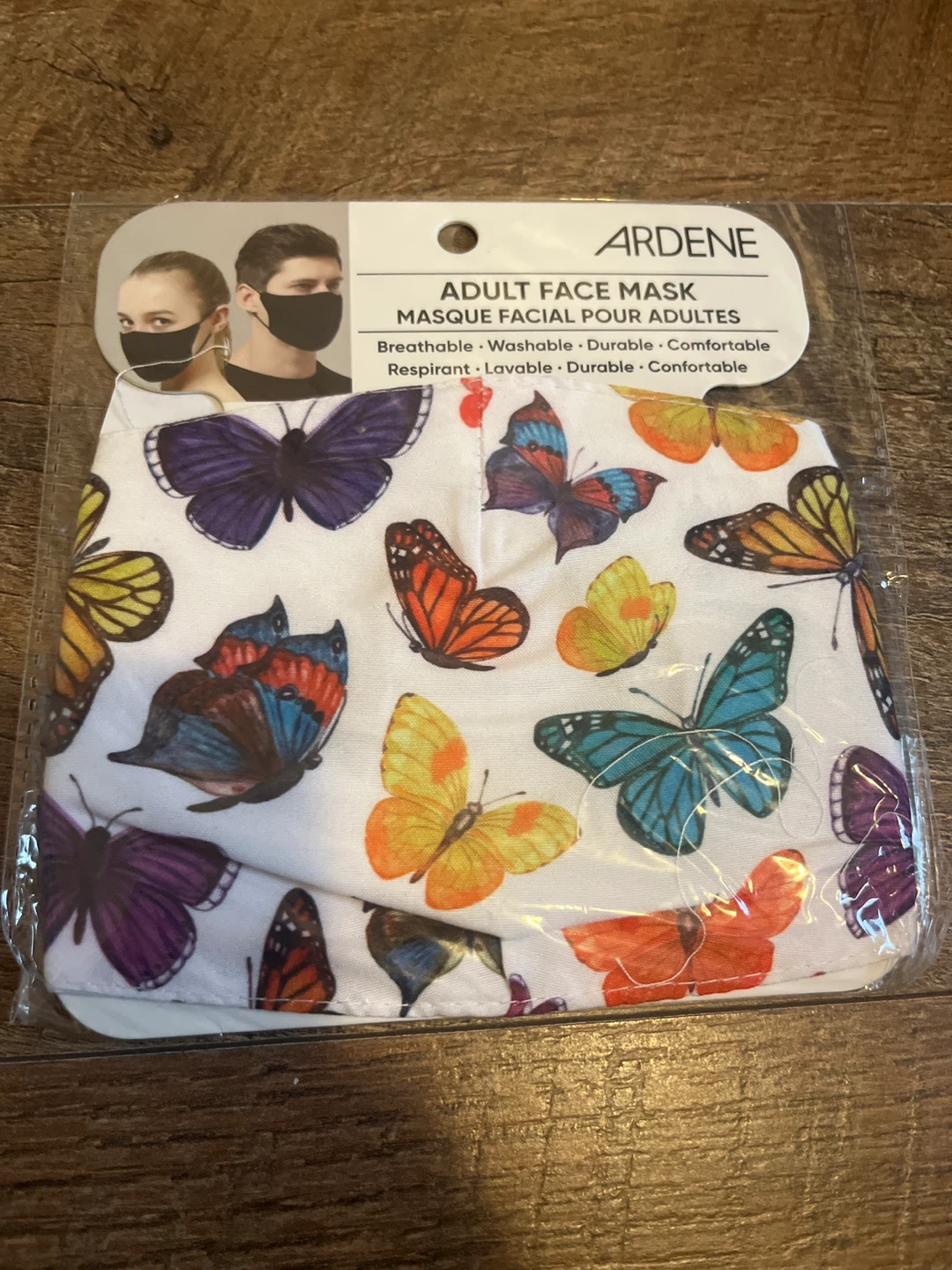 Ardene Adult Face Mask-Butterfly Print🌱