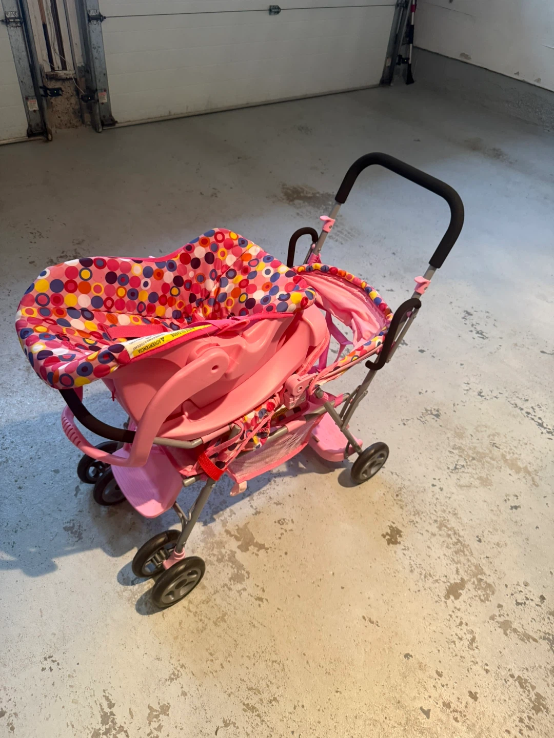 Pink Elephant Double Doll Stroller - photo 2