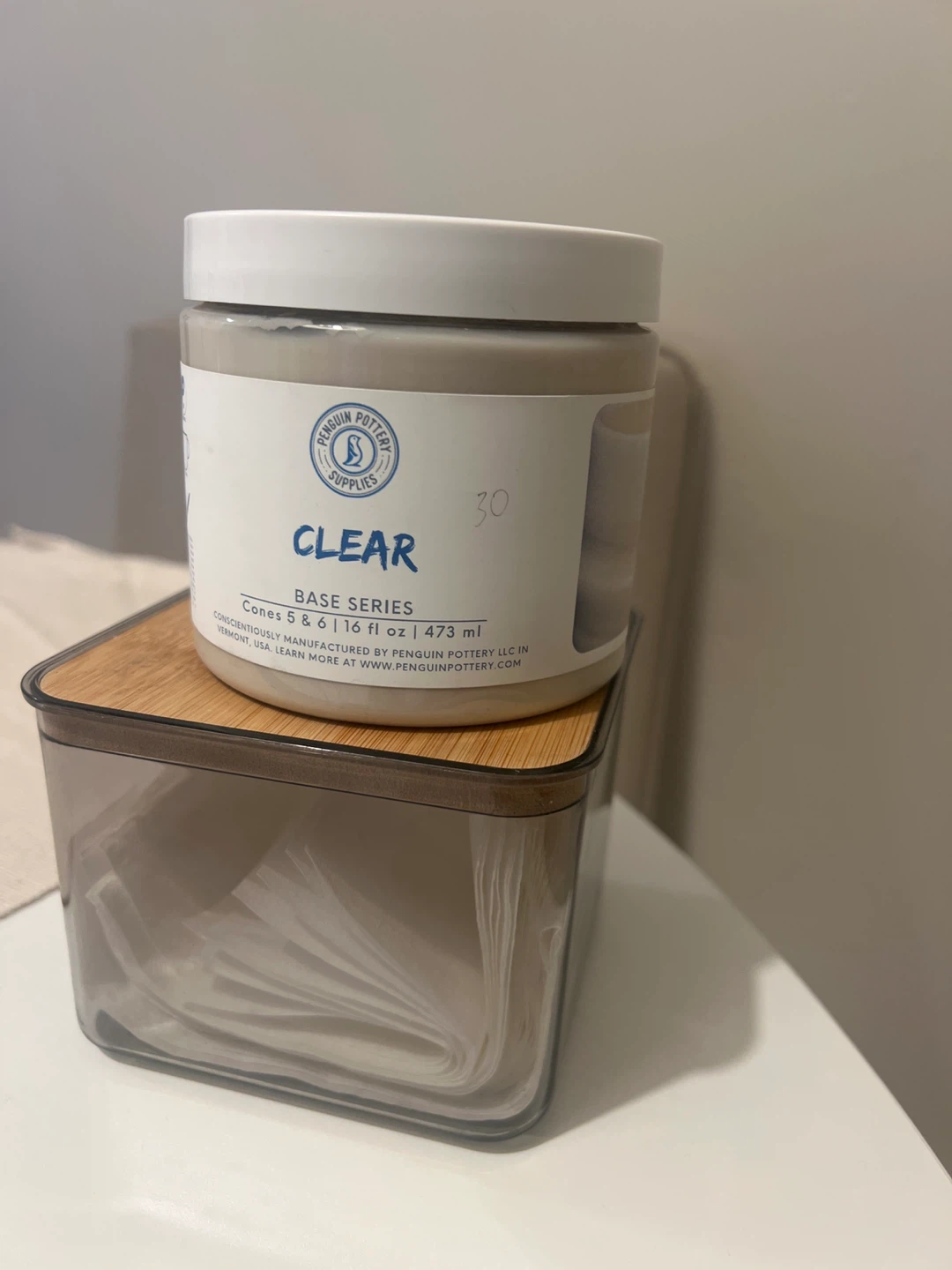 Penguin Pottery Clear Base Series Glaze - 16 oz - photo 2