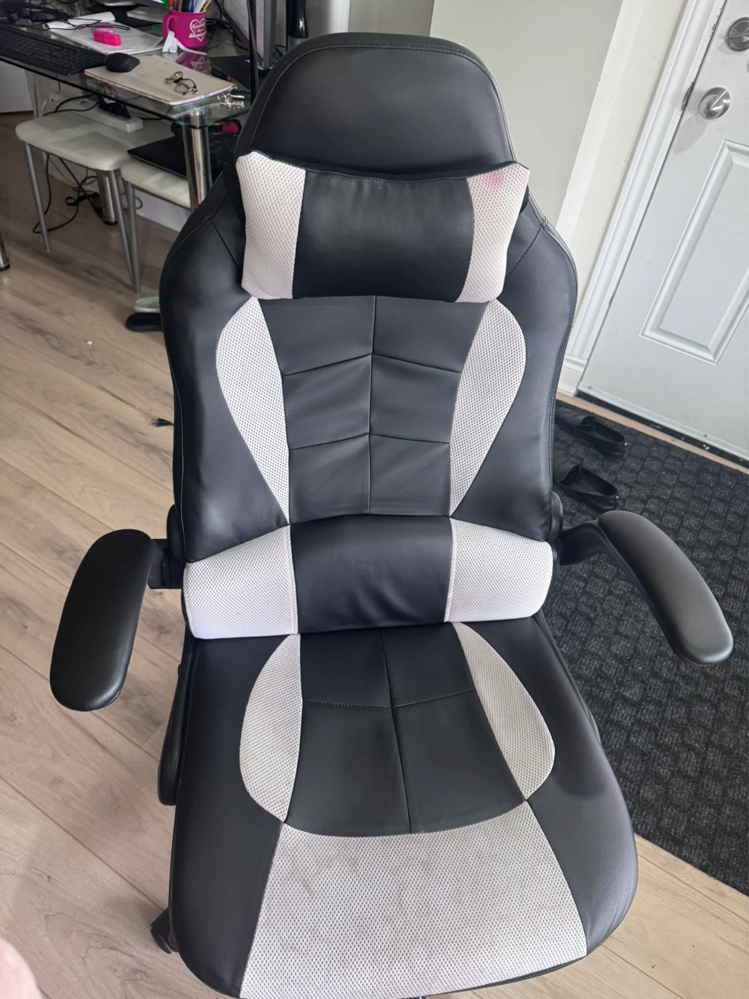 Black and White Gaming Chair
