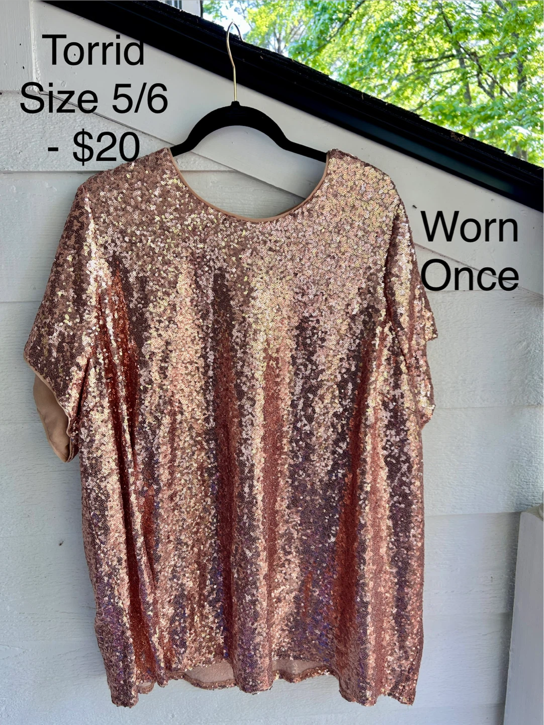 Torrid Sequin Top - Size 5/6