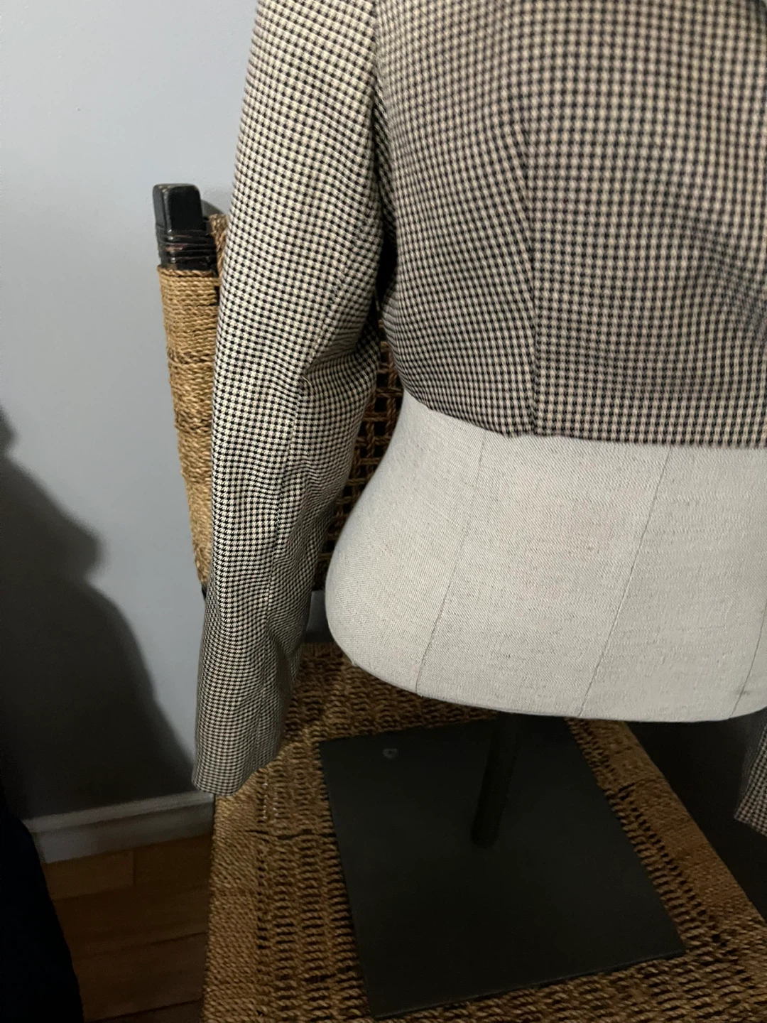 Small size Houndstooth Cropped Blazer - photo 2
