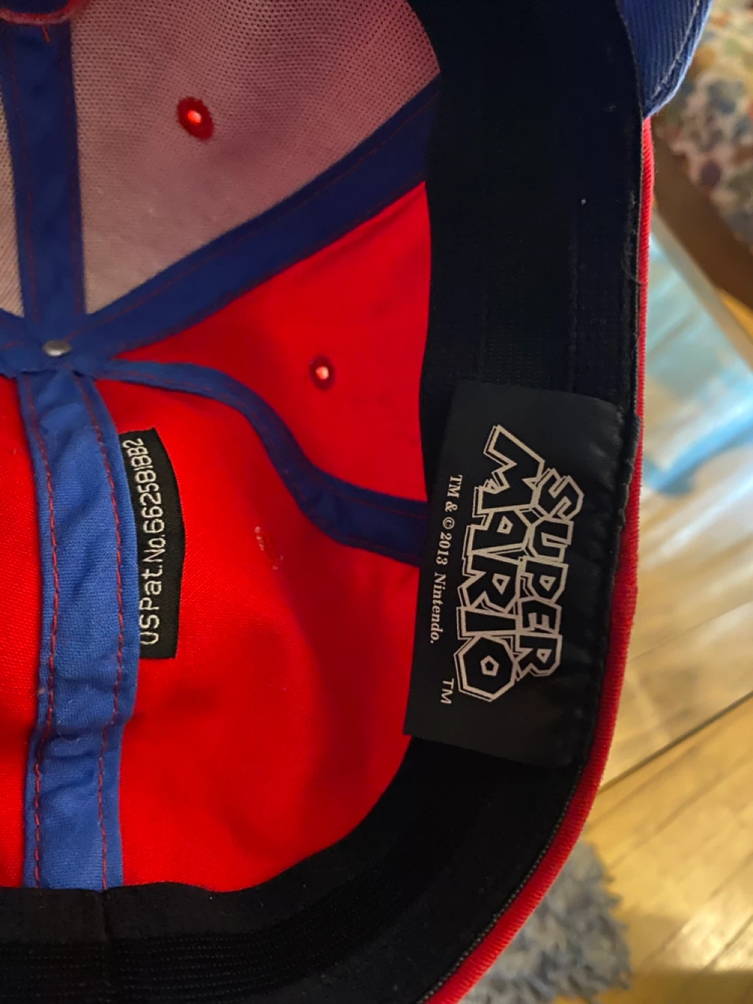 Super Mario Red & Blue Baseball Cap - photo 2