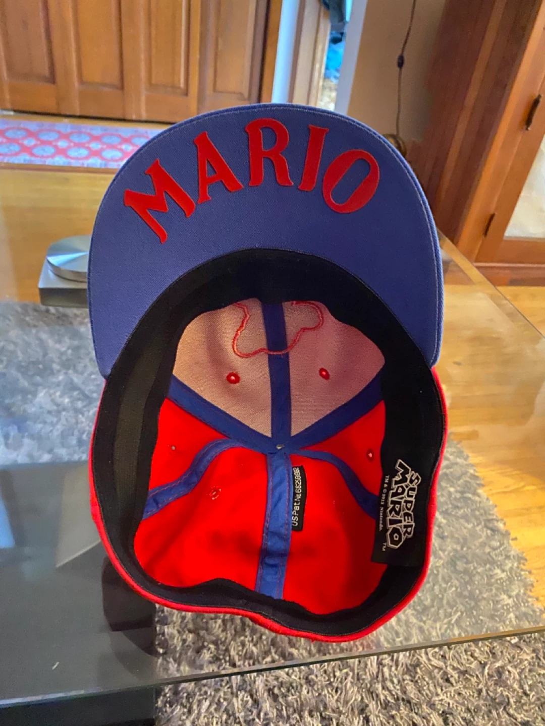 Super Mario Red & Blue Baseball Cap - photo 3