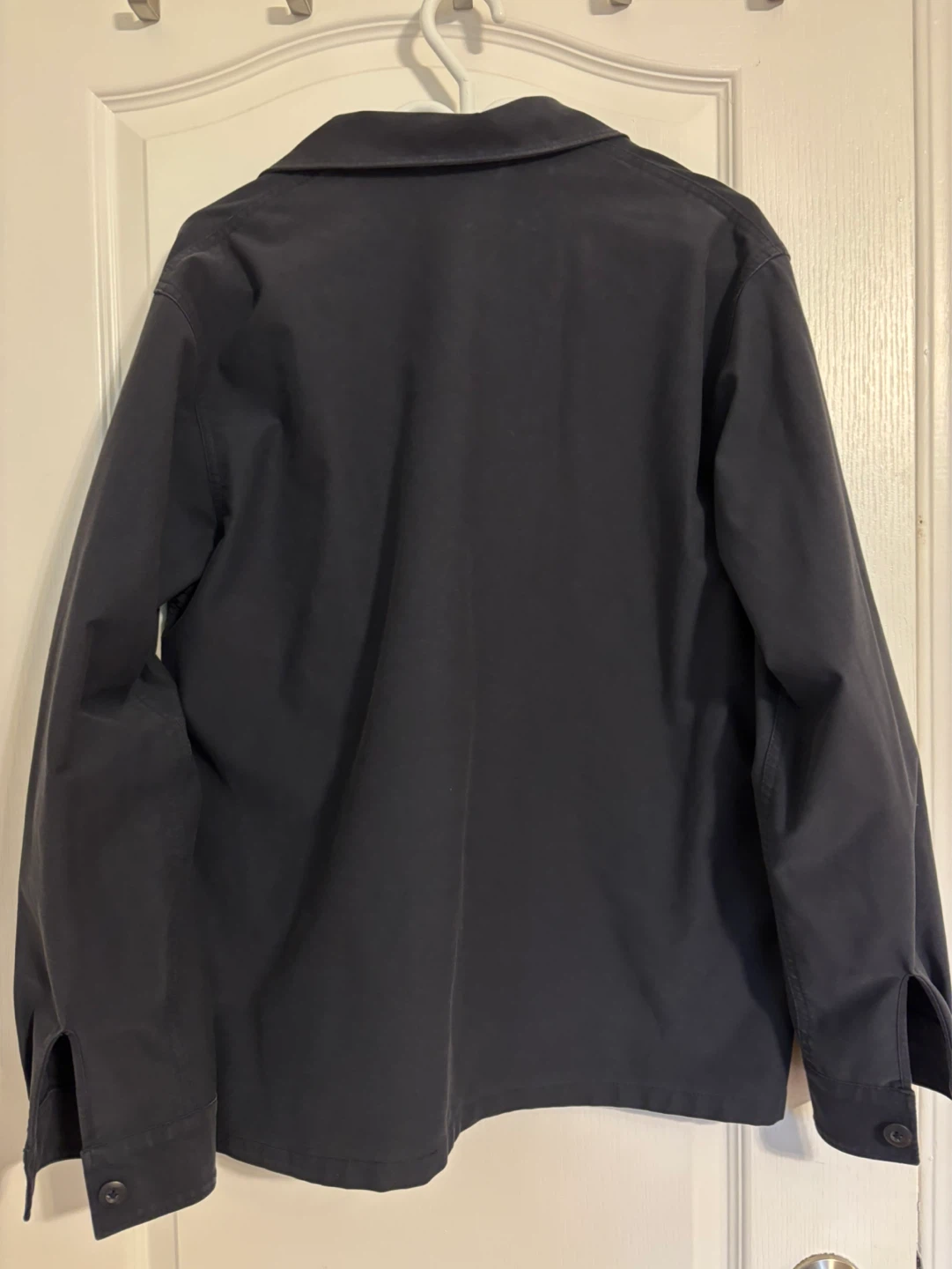 Uniqlo Navy Over Shirt Jacket (Jersey) - Men's Medium - photo 3