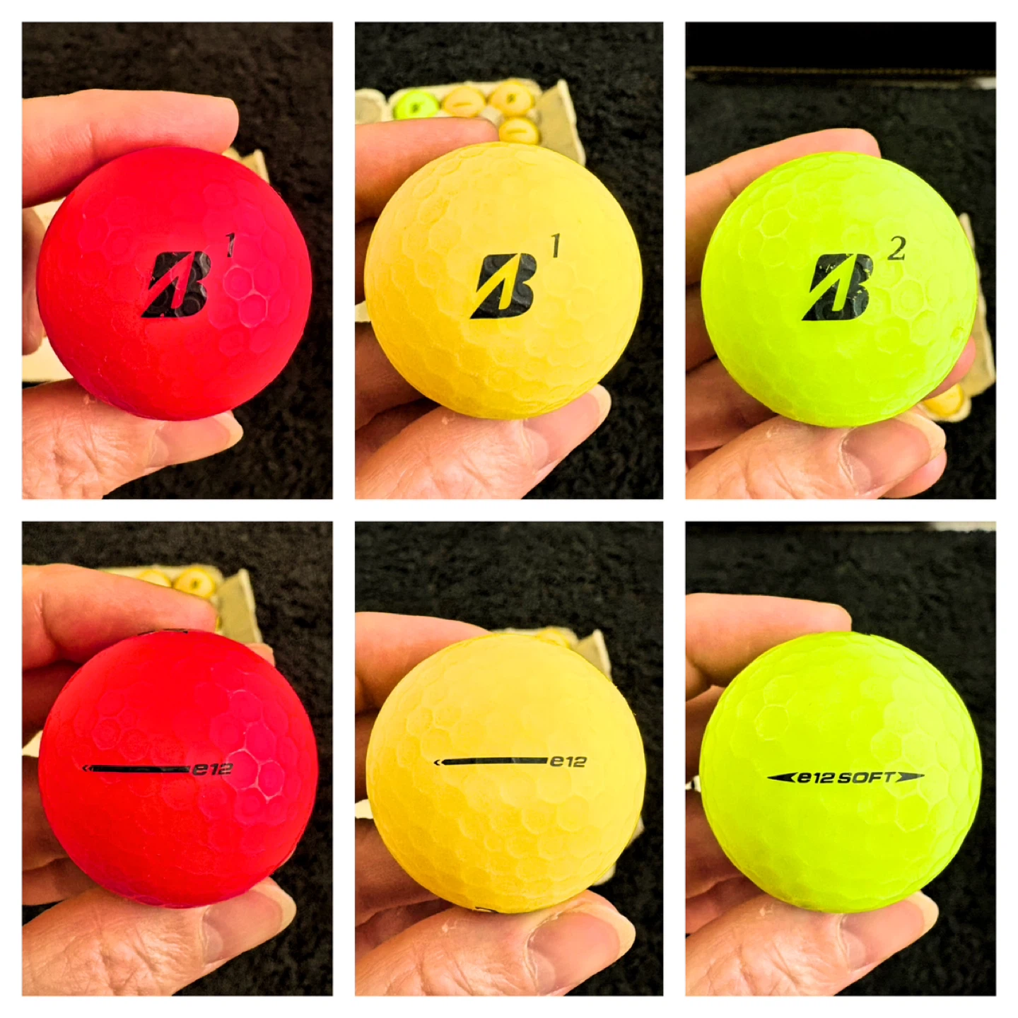 18 Bridgestone E12 Coloured Golf Balls - photo 3