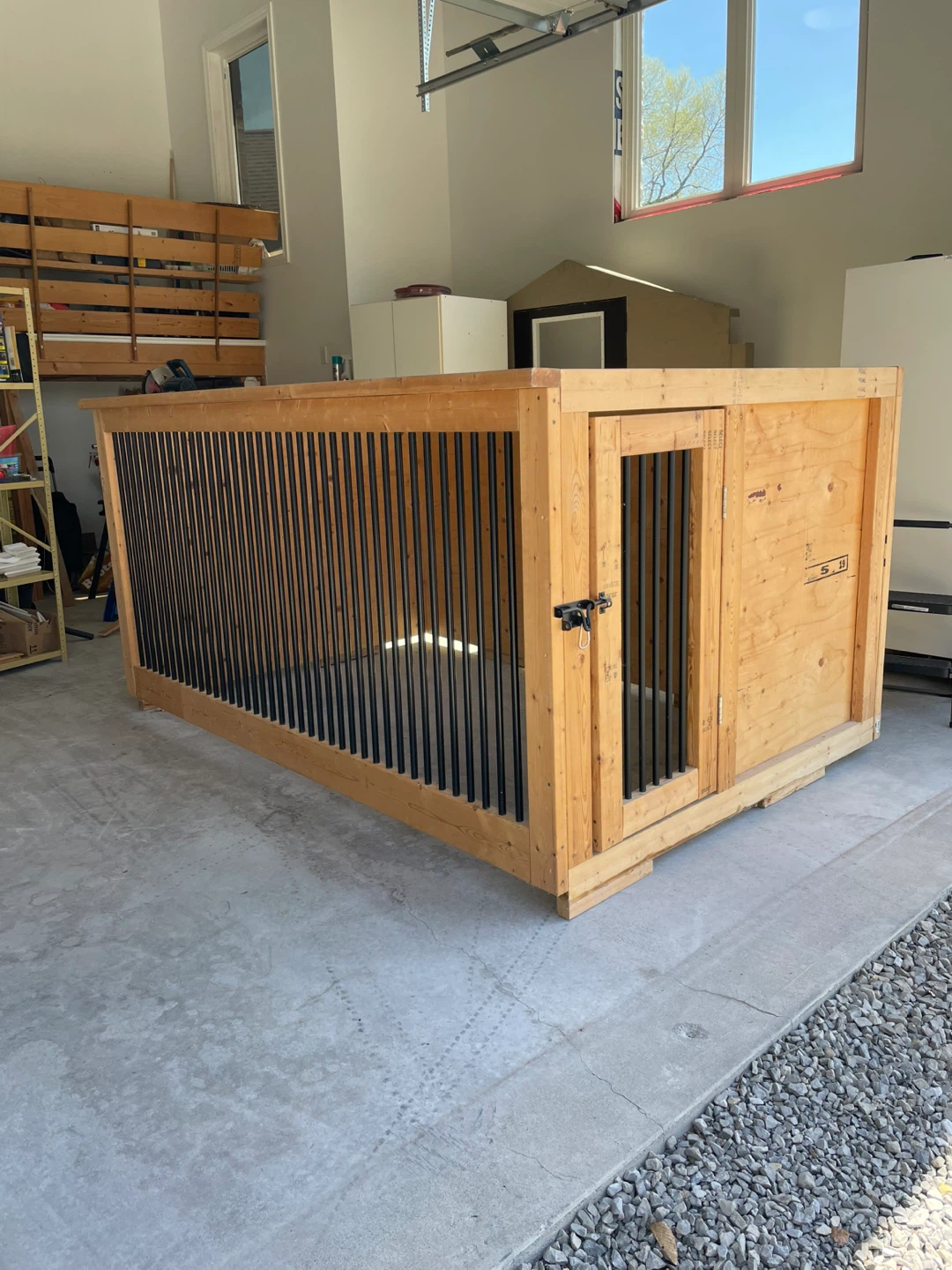 Large Wooden Dog Kennel or Crate - photo 3