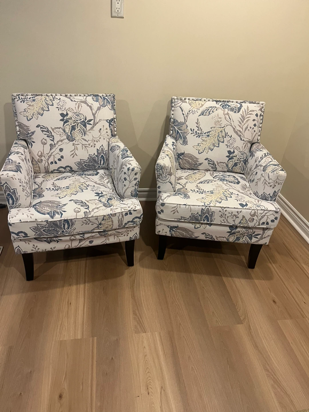 Floral Accent Chair