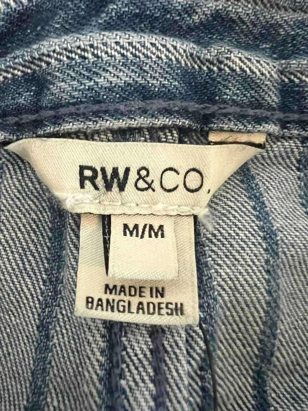 RW & CO. Striped Denim Midi Skirt - Size M - photo 2