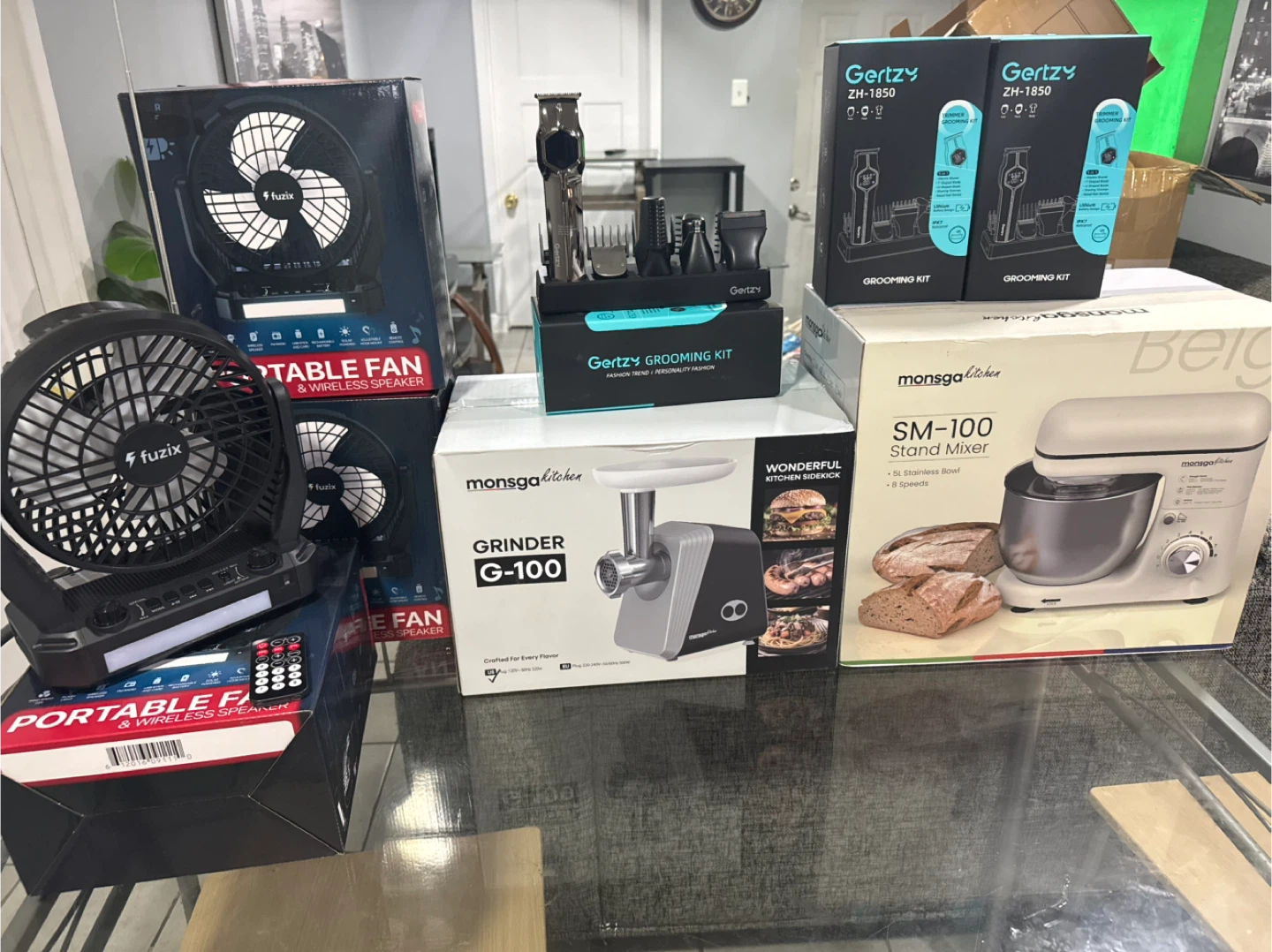 Fuzix Portable Fan & Wireless Speaker