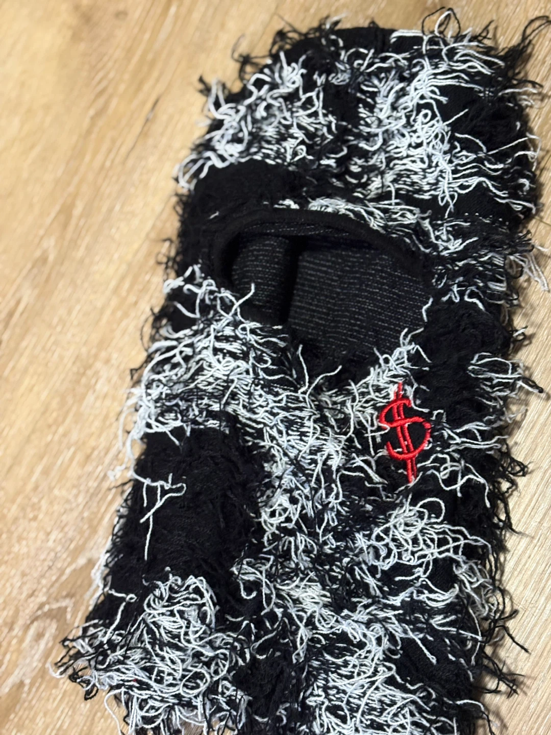 Balaclava Ski Mask with Red Dollar Sign - photo 2