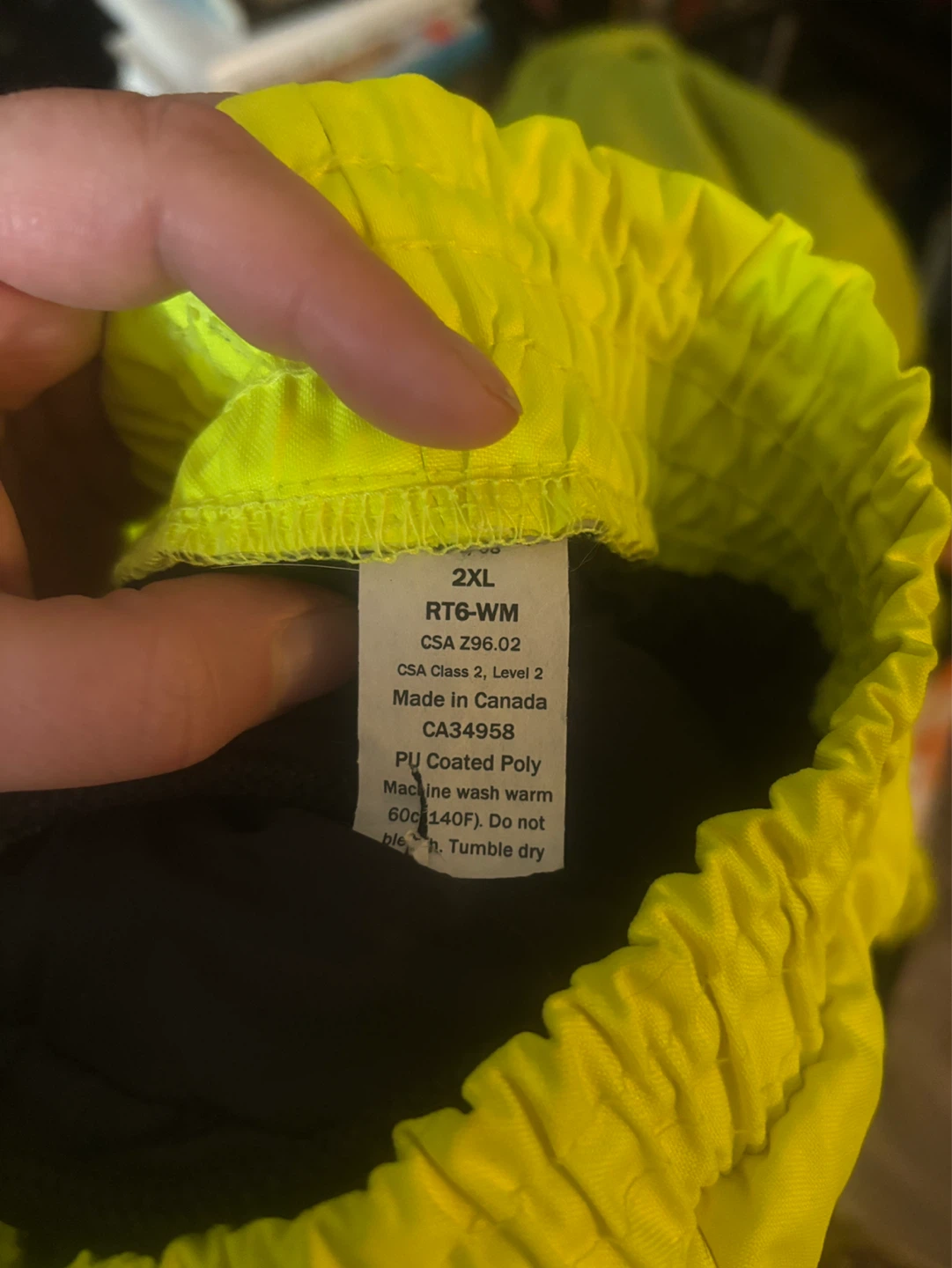 Hi-Vis Safety Pants Size 2XL - photo 3
