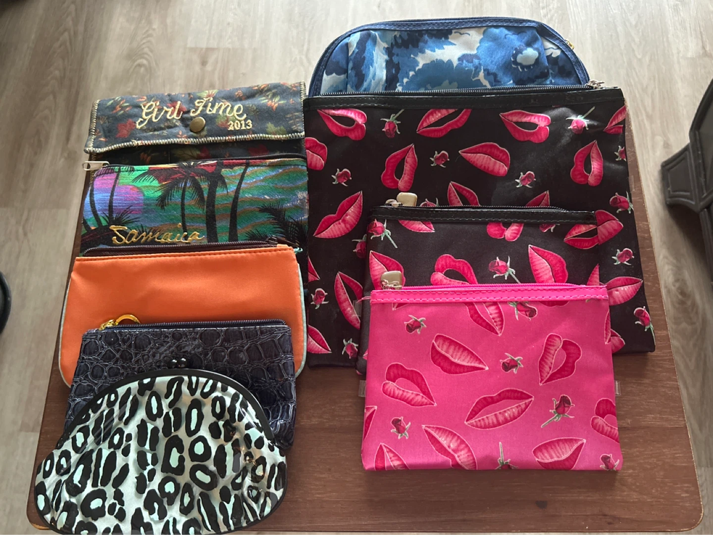 Assorted Cosmetic Bags - Various Designs