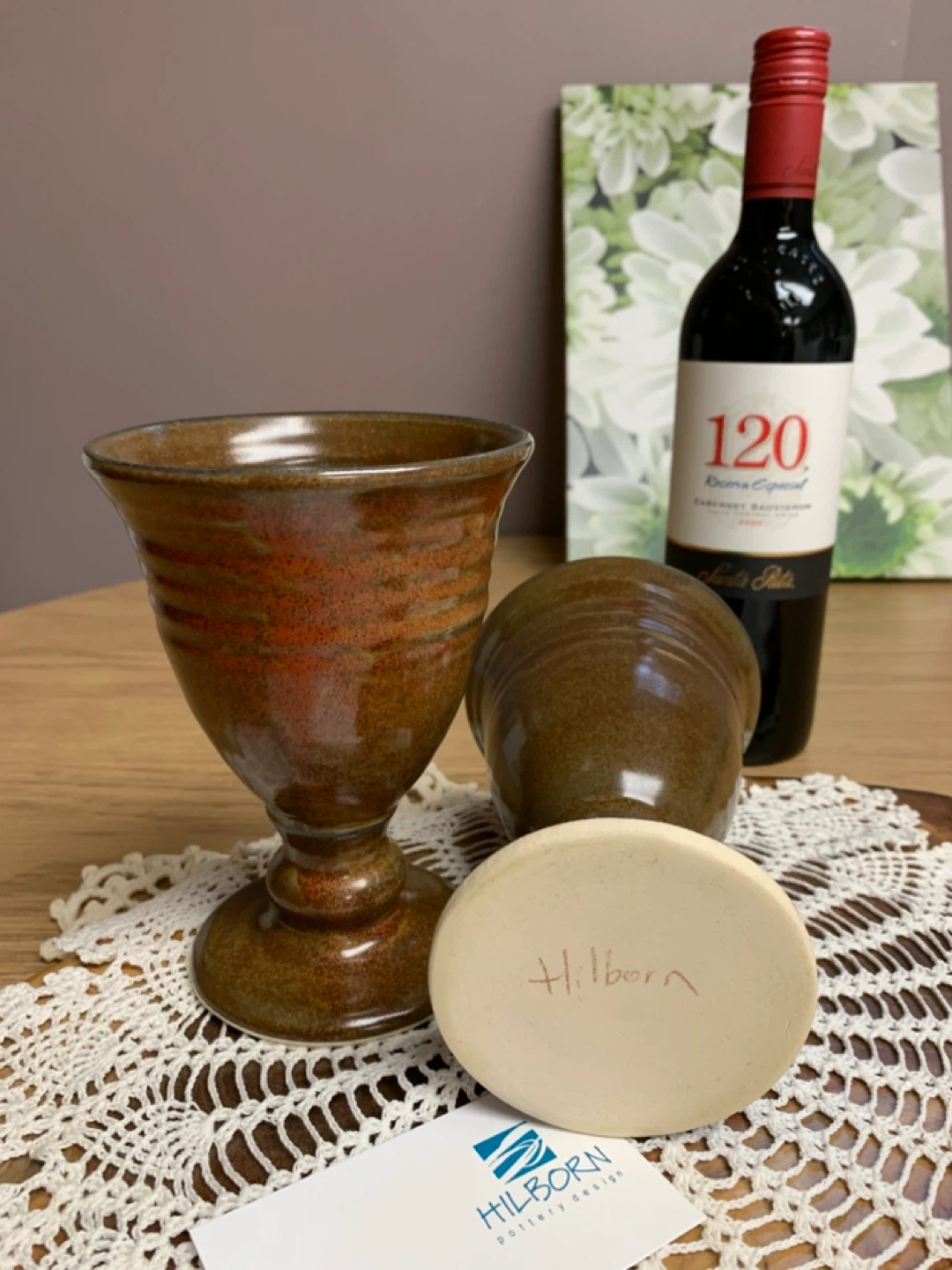 Hilborn Pottery Design Goblets (Set of 2) - photo 4