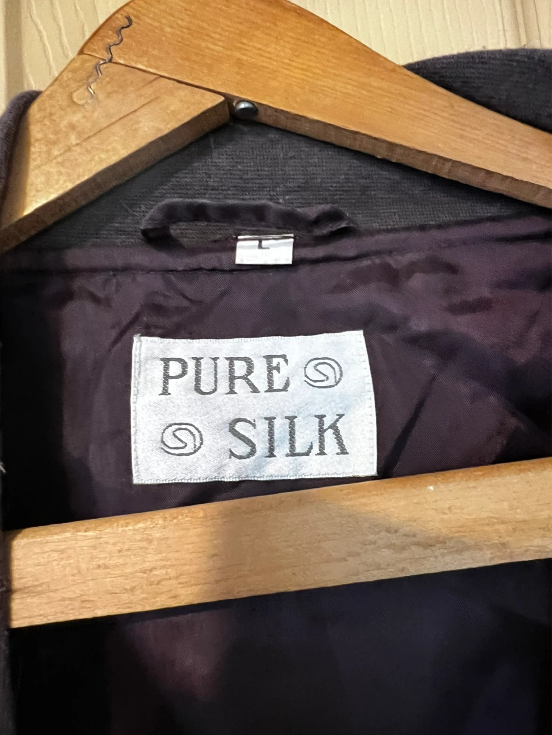Pure Silk Bomber Jacket - Size L - photo 4