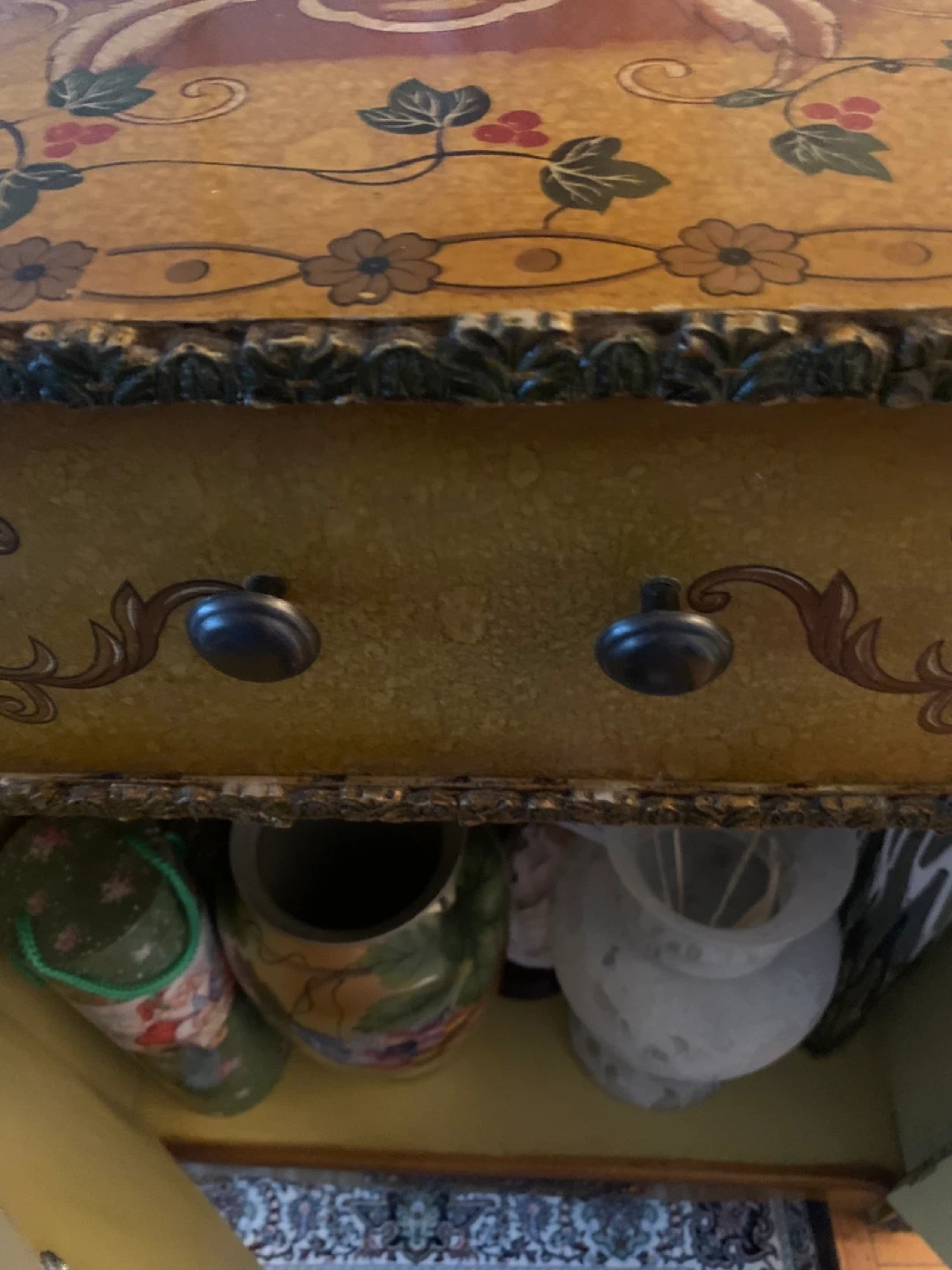 Decorative Accent Cabinet with Drawers and Doors