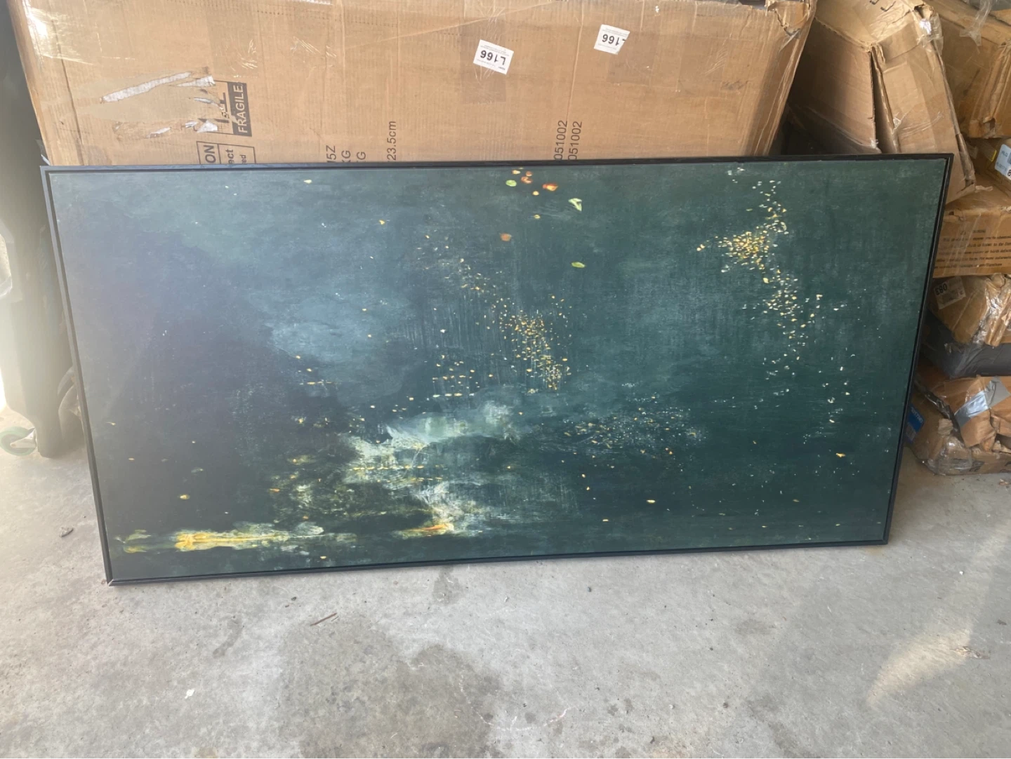 Framed Artwork - Abstract Landscape - photo 2