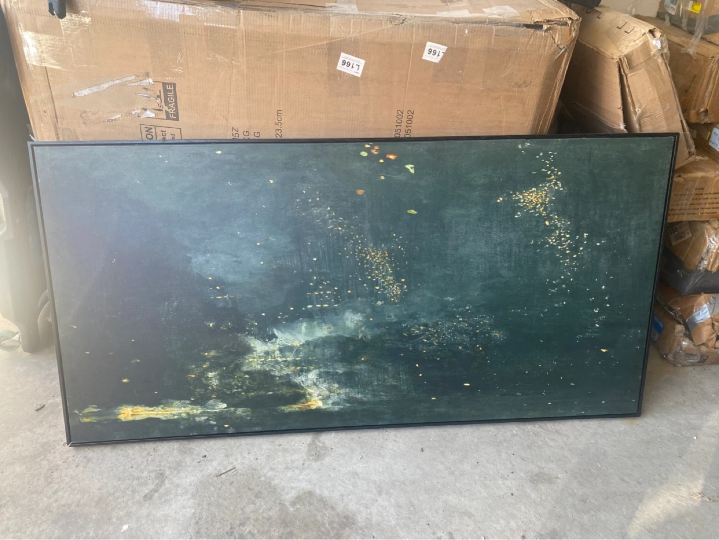 Framed Artwork - Abstract Landscape