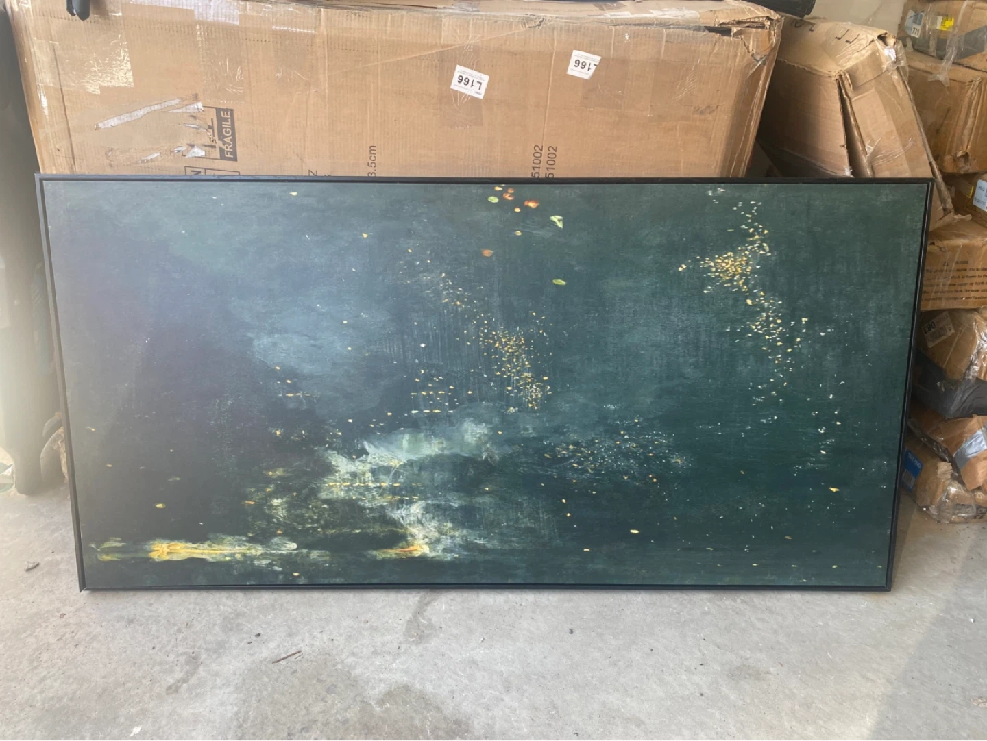 Framed Artwork - Abstract Landscape - photo 3
