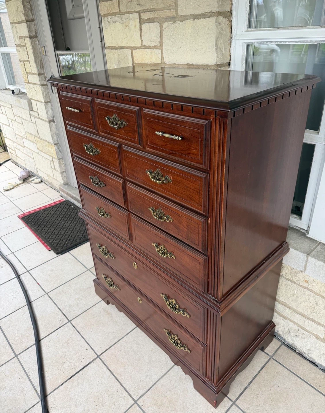 Broyhill Cherry Wood Dresser Chest - photo 5