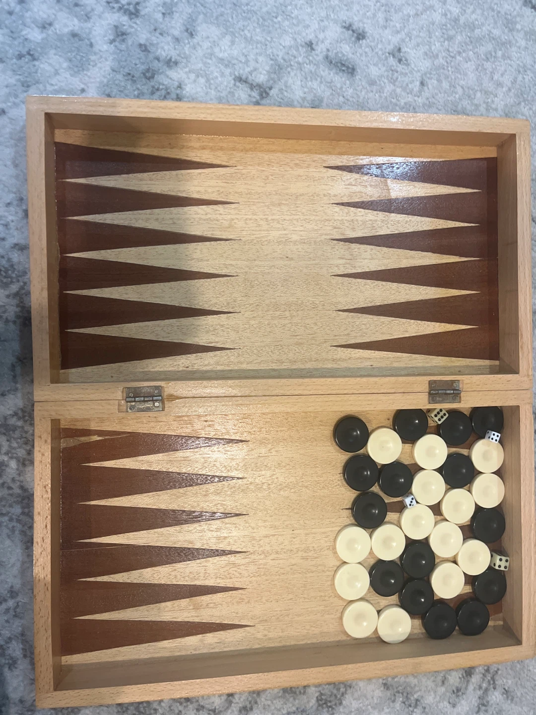 Wooden Backgammon Set - photo 2