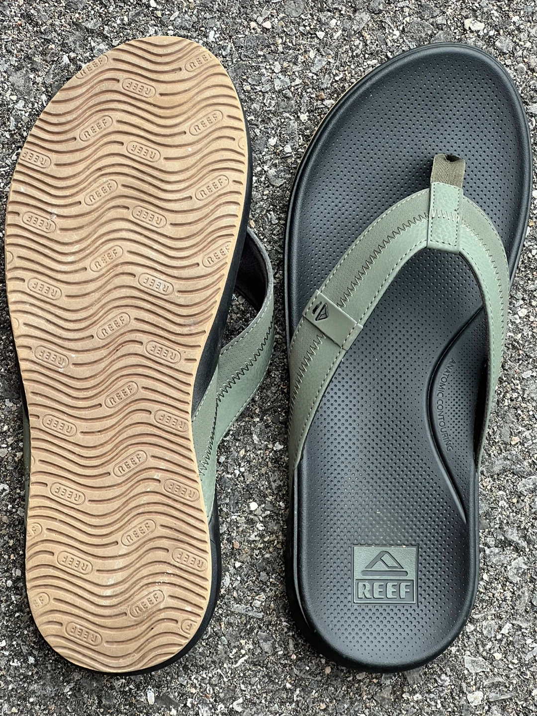 Reef Flip Flops - Black/Olive - photo 2