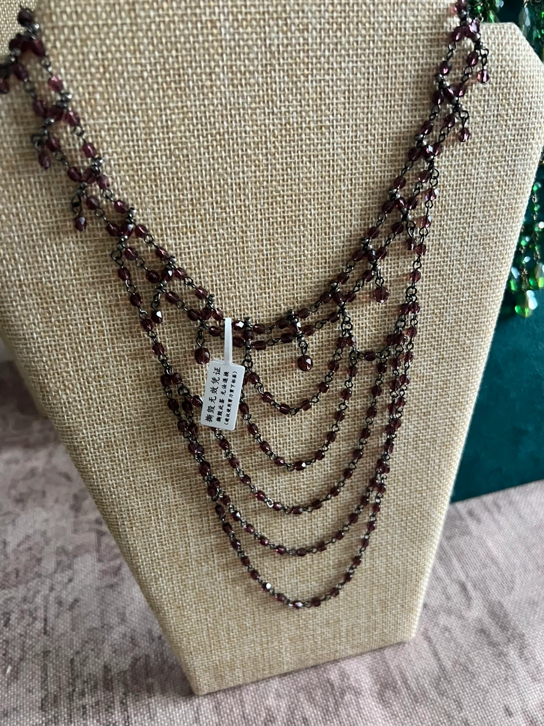 Multi-strand Beaded Necklace