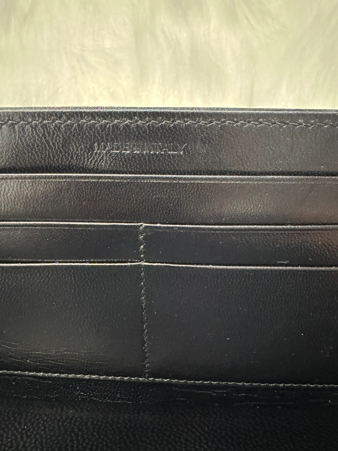 Authentic Miu Miu Black Clutch Wallet with Gold Chain - photo 3
