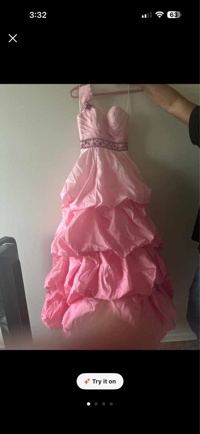 Christopher Henry Joli Pink Ombre Two-Tone Ball Gown
