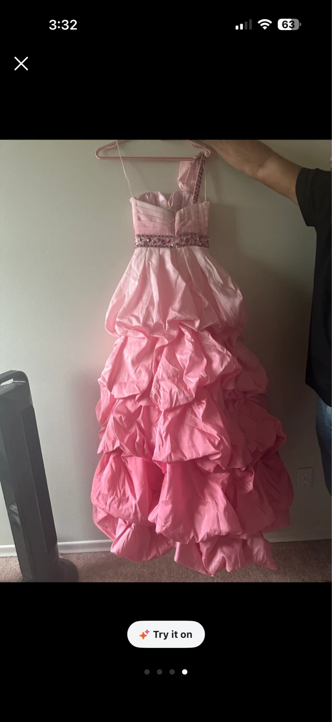 Christopher Henry Joli Pink Ombre Two-Tone Ball Gown - photo 4