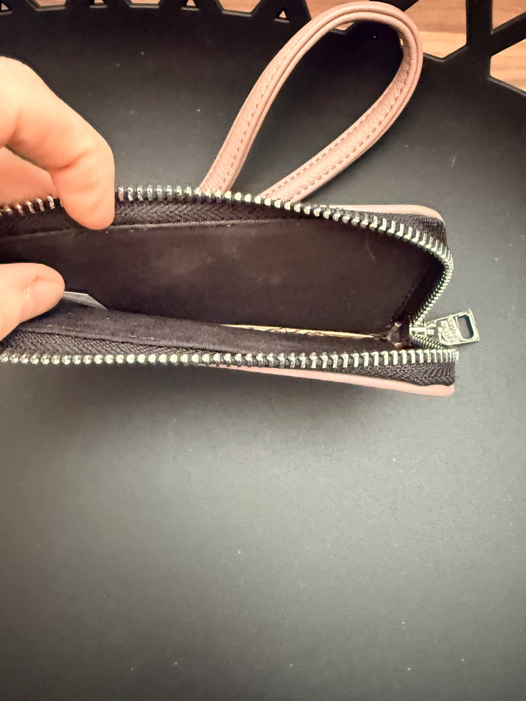 Steve Madden Pink Card Holder Wallet with Wrist Strap - photo 3
