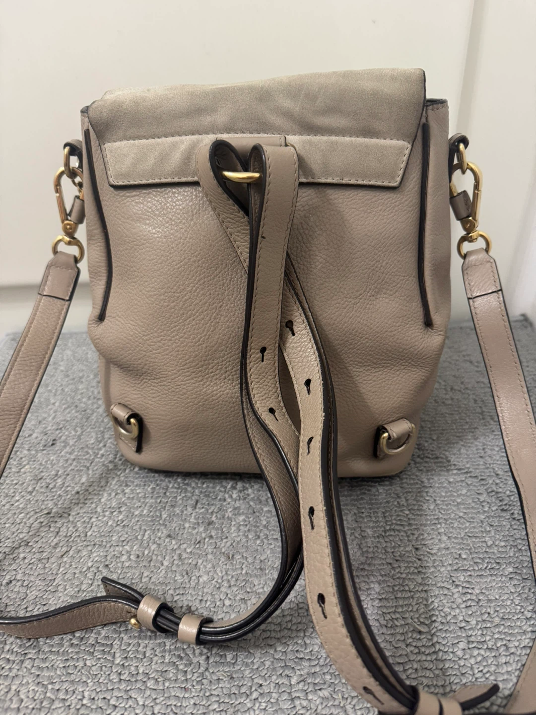 Authentic 💯Chloé Small Faye Backpack - photo 4