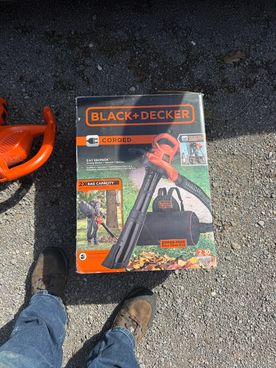BLACK+DECKER 3-in-1 Corded Leaf Blower, Vacuum, Mulcher