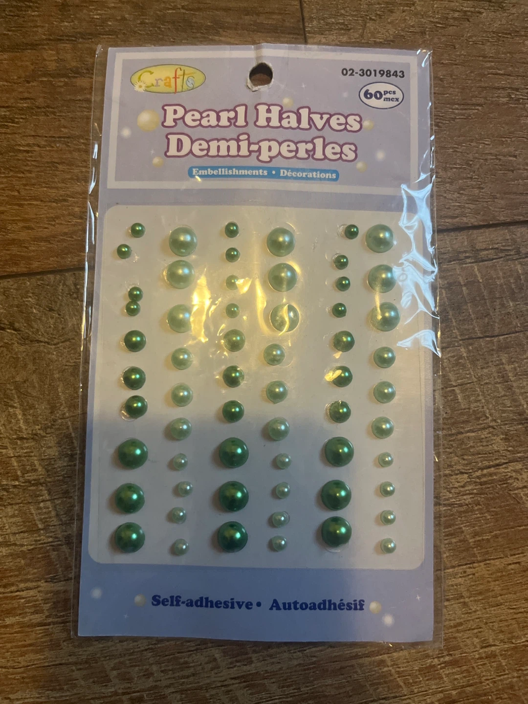 Crafts Pearl Halves Demi-Perles (60 pcs)🌱