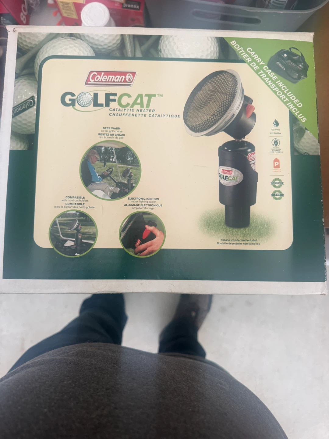Coleman GolfCAT Catalytic Heater with Carry Case