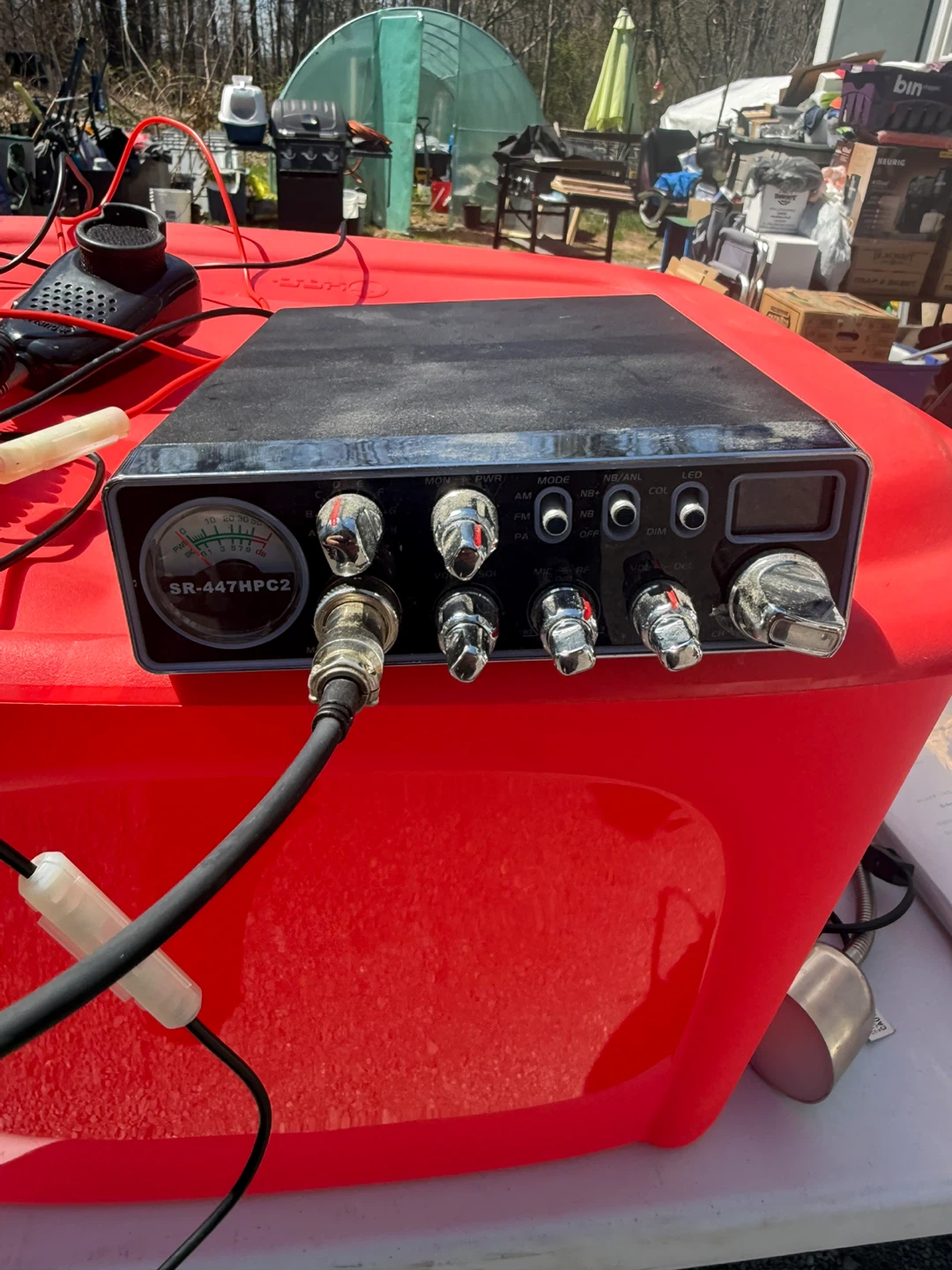 SR-447HPC2 CB Radio Transceiver with Microphone