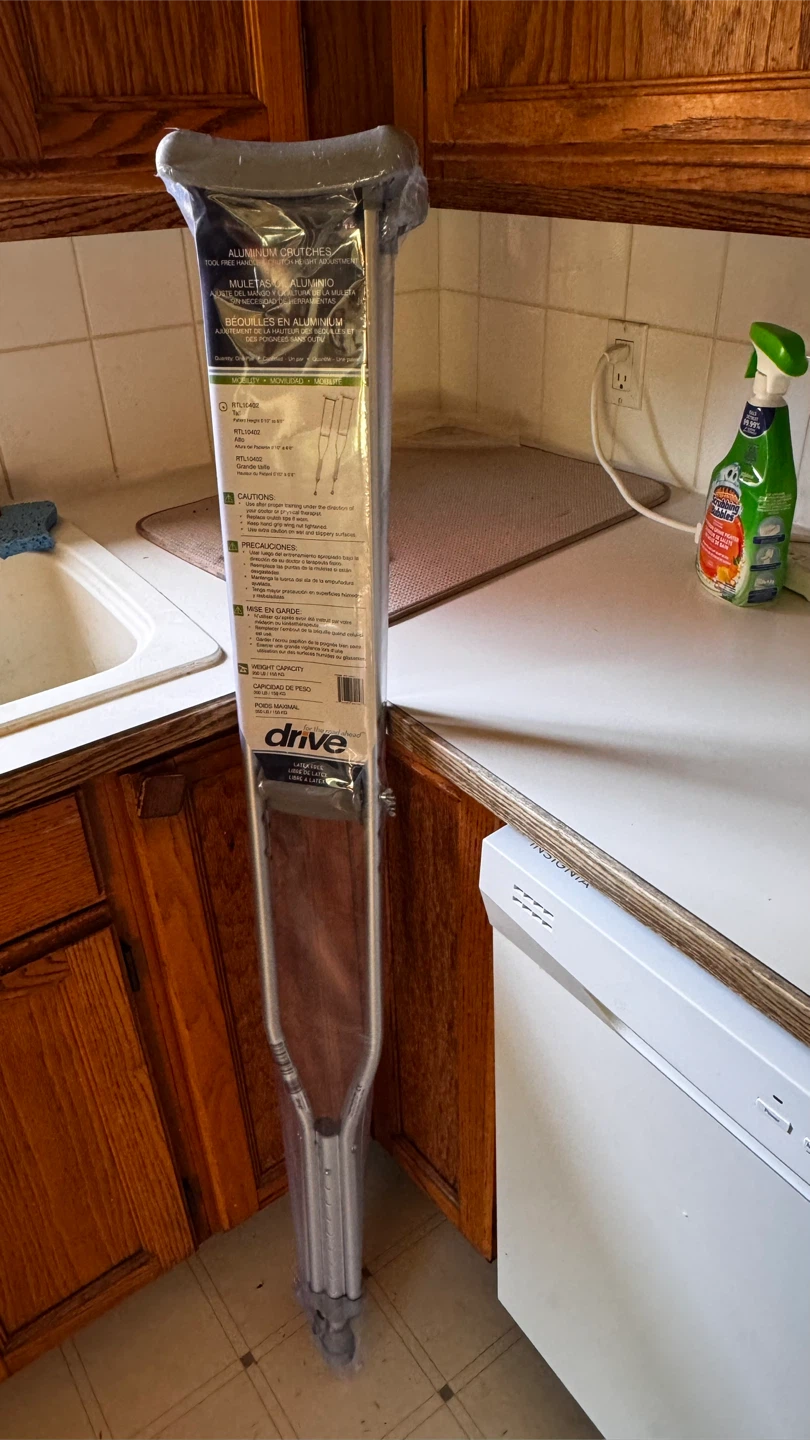 Drive Aluminum Crutches - Pair - photo 2