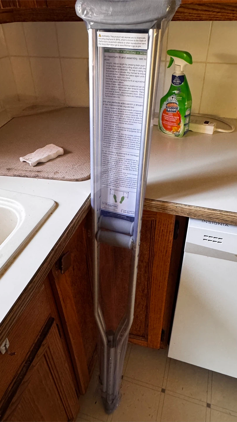 Drive Aluminum Crutches - Pair