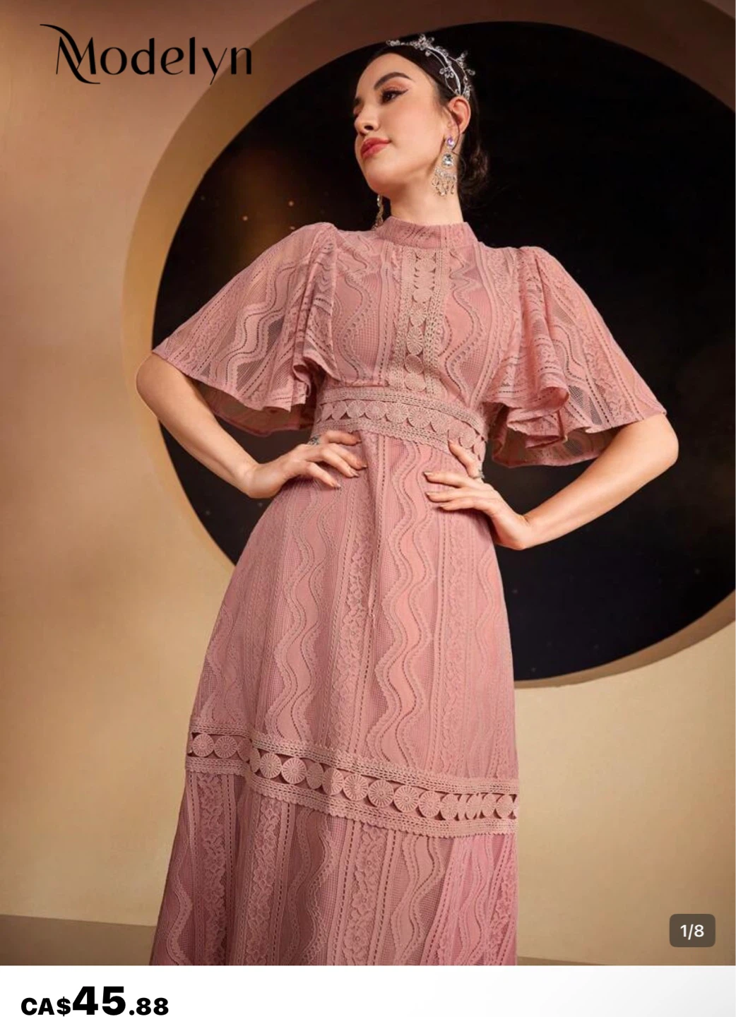 Modelyn Lace Midi Dress