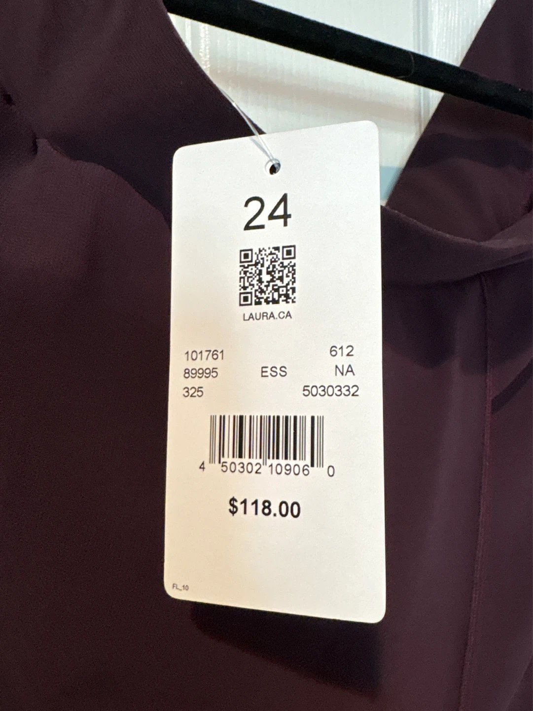 Brand New Laura Plus Women's Purple Wide Leg Pants Size 24 - photo 2