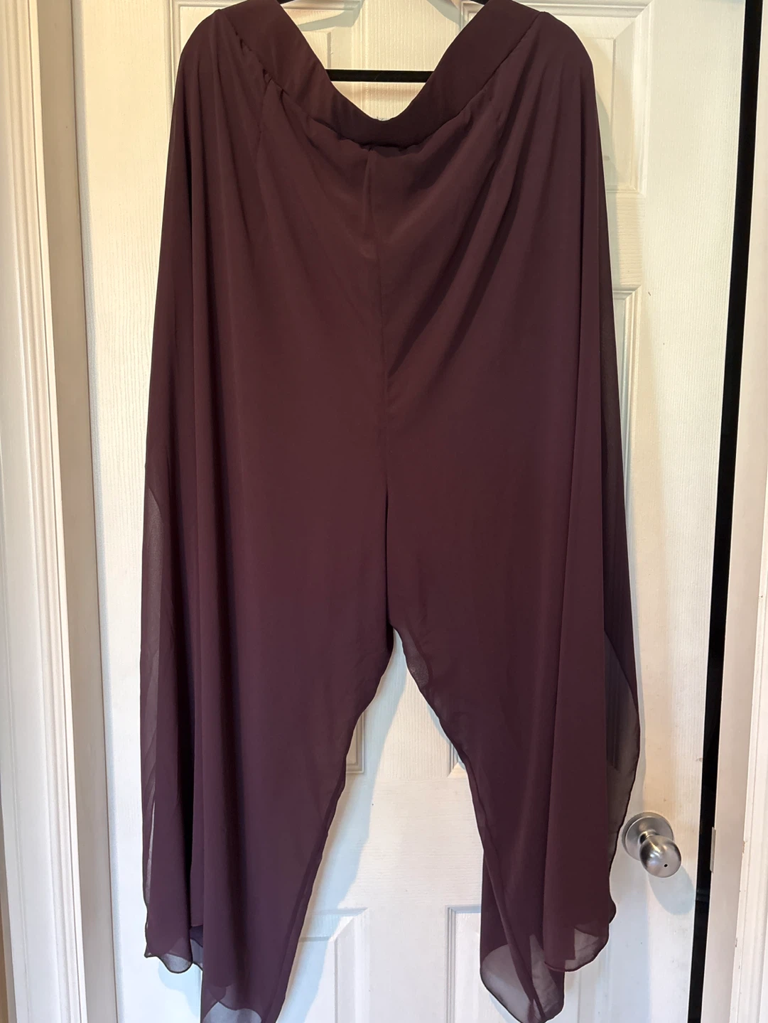 Brand New Laura Plus Women's Purple Wide Leg Pants Size 24 - photo 3