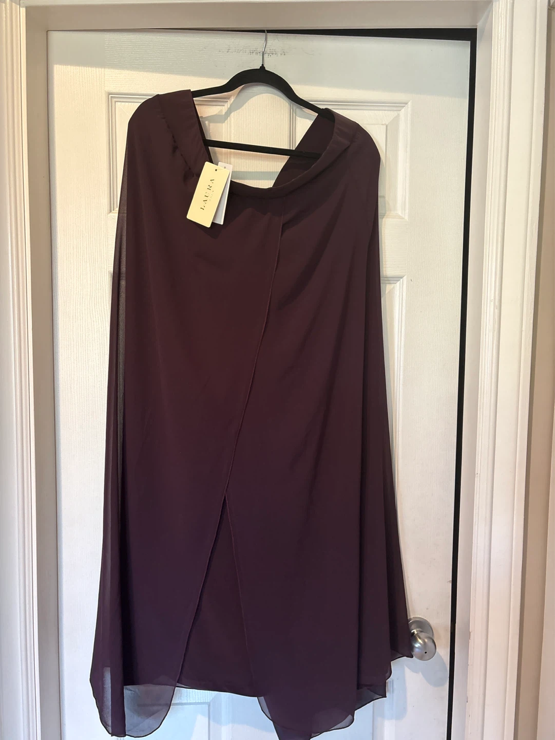 Brand New Laura Plus Women's Purple Wide Leg Pants Size 24