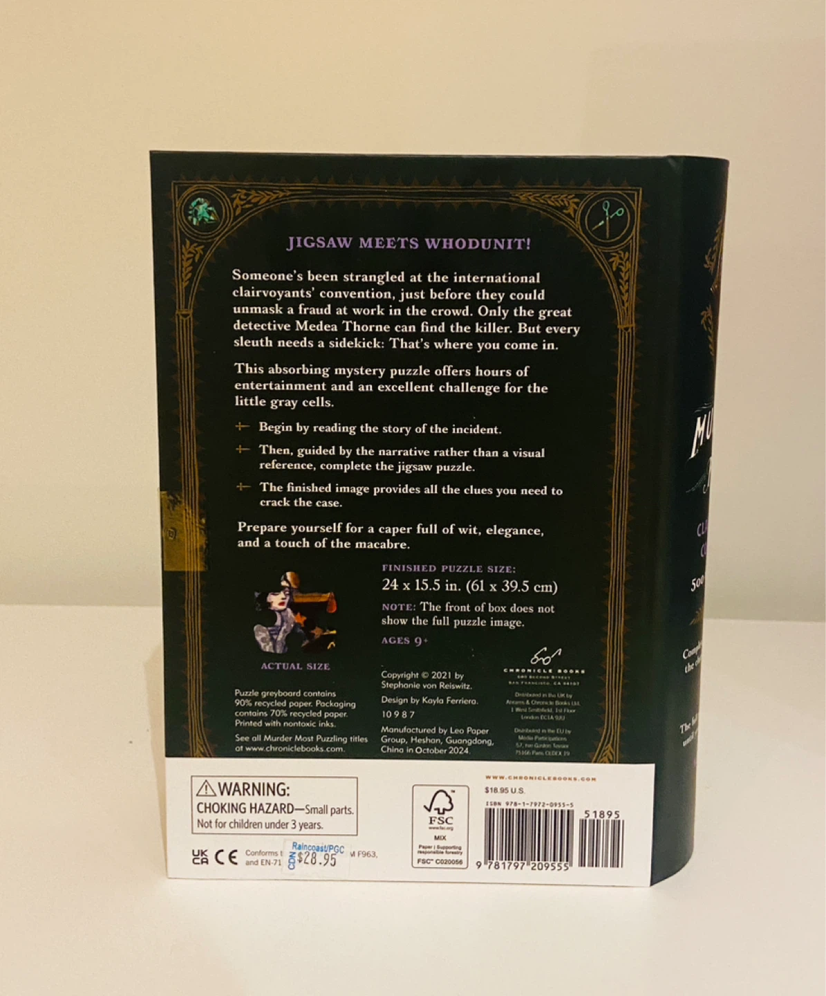 Murder Most Puzzling: The Clairvoyants' Convention Jigsaw Puzzle - photo 3